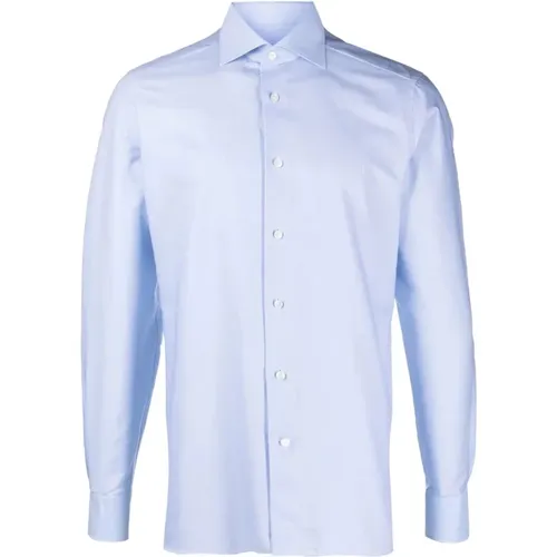 Classic Cotton Dress Shirt Made in Italy , male, Sizes: L, 3XL, 2XL, XL - Ermenegildo Zegna - Modalova