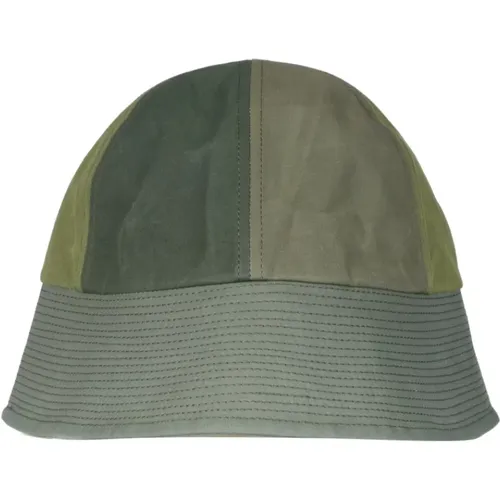 Cotton Bucket Hat with Stitched Visor , male, Sizes: ONE SIZE - YMC You Must Create - Modalova
