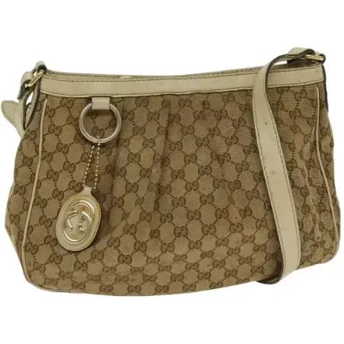 Pre-owned Canvas shoulder-bags , female, Sizes: ONE SIZE - Gucci Vintage - Modalova