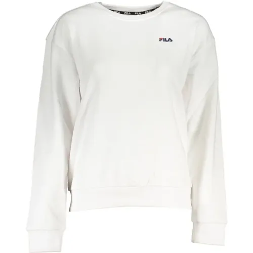 Cotton Sweatshirt, Embroidered Logo , female, Sizes: XS, XL - Fila - Modalova