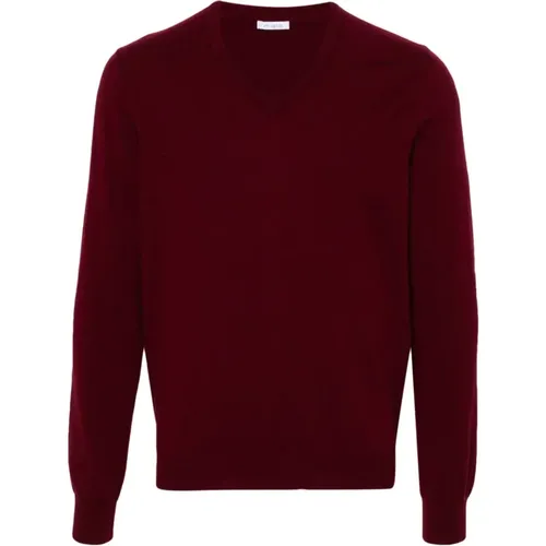 Bordeaux Cashmere Knit Sweater , male, Sizes: XL - Malo - Modalova