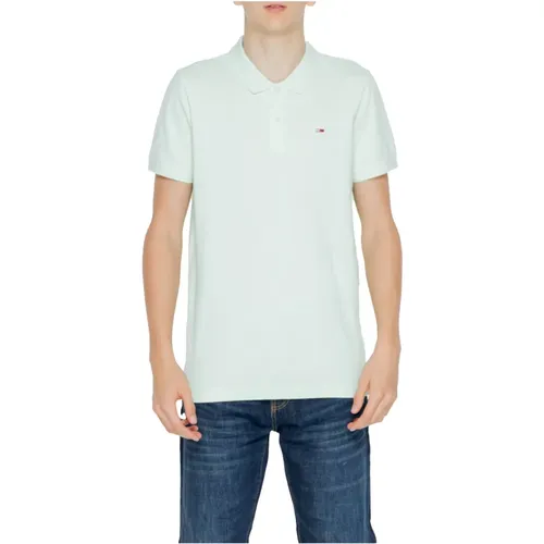 Polo-Shirt Kurzarm , Herren, Größe: L - Tommy Jeans - Modalova
