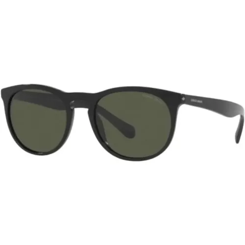 Schwarze Acetat-Sonnenbrille für Männer - Giorgio Armani - Modalova