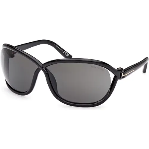 Stilvolle schwarze Sonnenbrille,Stilvolle schwarze Sonnenbrille für Männer - Tom Ford - Modalova