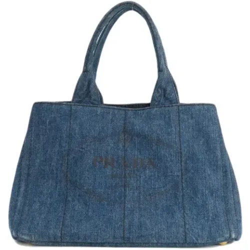 Pre-owned Denim prada-bags , female, Sizes: ONE SIZE - Prada Vintage - Modalova