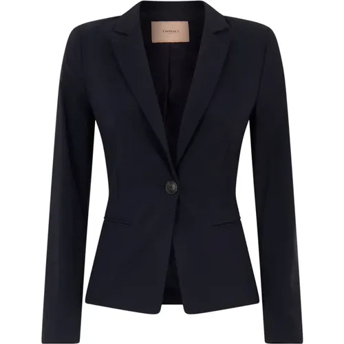 Fitted Blazer with Button Closure , female, Sizes: S - Twinset - Modalova