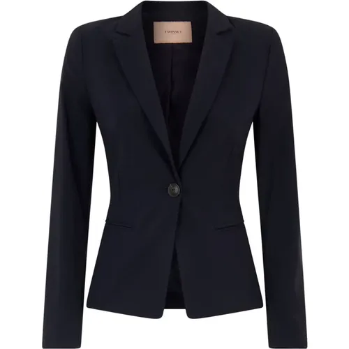Fitted Blazer with Button Closure , female, Sizes: XS, L, S, M - Twinset - Modalova
