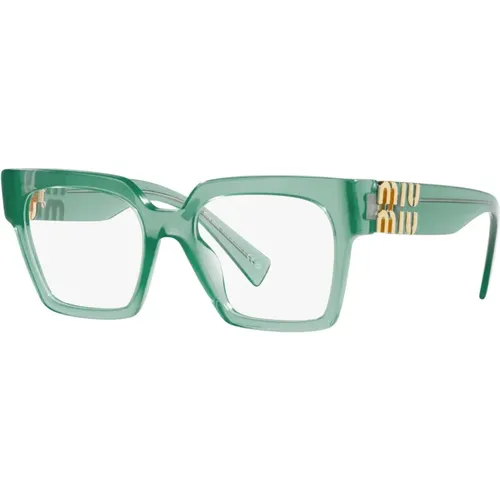 Opal Anise Eyewear Frames , unisex, Größe: 52 MM - Miu Miu - Modalova