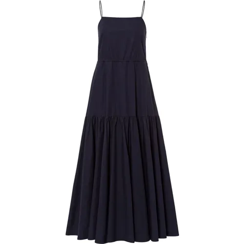 Maxi A-Linie Navy Kleid , Damen, Größe: S - IVY OAK - Modalova