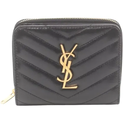 Pre-owned Leather wallets , female, Sizes: ONE SIZE - Yves Saint Laurent Vintage - Modalova