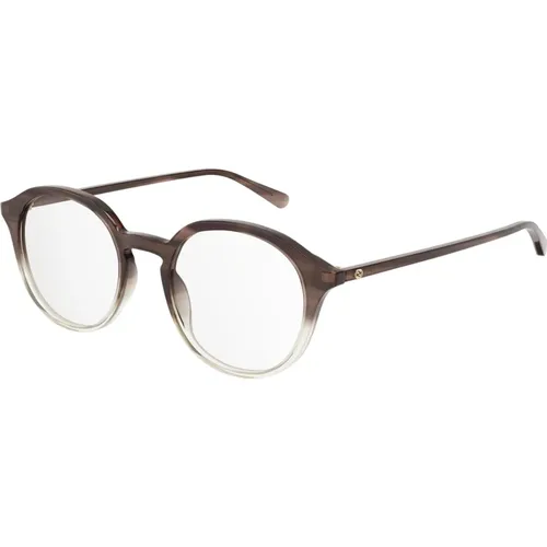Braun Getönte Brillengestelle , unisex, Größe: 51 MM - Gucci - Modalova