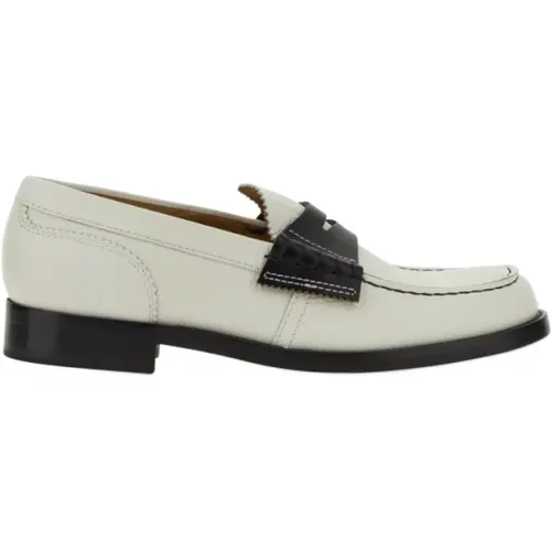 Italian Leather Loafer Shoes , female, Sizes: 7 UK, 3 UK - College - Modalova