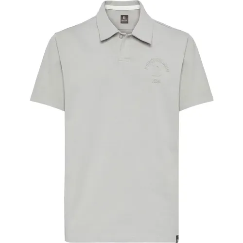 Baumwollmischung Jersey Polo Shirt - Boggi Milano - Modalova