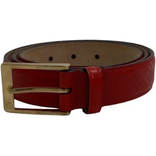 Pre-owned Leather belts , female, Sizes: ONE SIZE - Gucci Vintage - Modalova