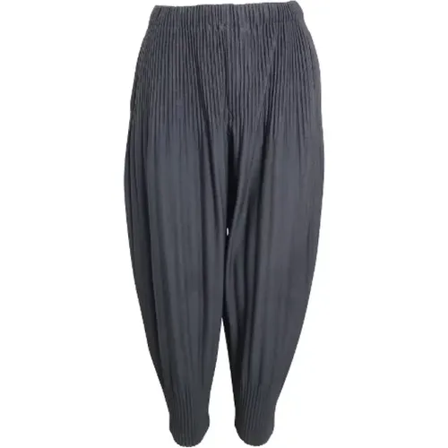 Pre-owned Polyester bottoms , female, Sizes: S - Issey Miyake Pre-owned - Modalova