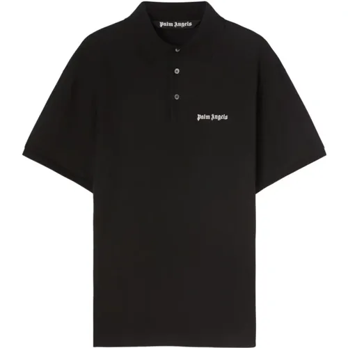 Spread Collar T-shirts and Polos , male, Sizes: S - Palm Angels - Modalova