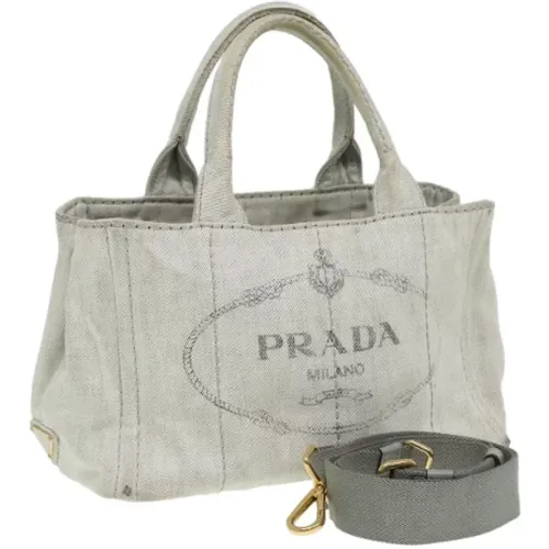 Pre-owned Canvas prada-bags , female, Sizes: ONE SIZE - Prada Vintage - Modalova