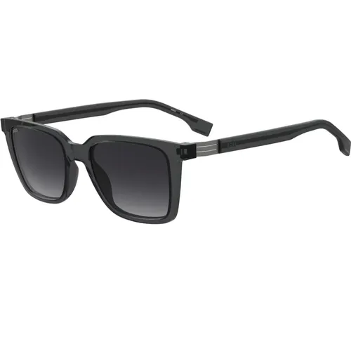 Graue Sonnenbrille , Herren, Größe: 53 MM - Hugo Boss - Modalova