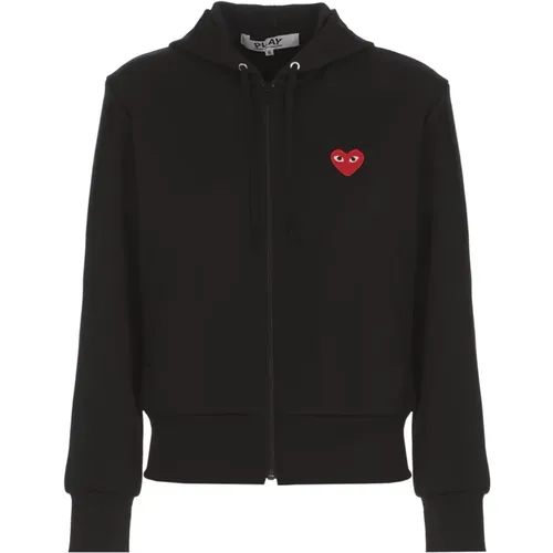 Comme des Garcons spielen Pullover schwarz , Damen, Größe: 2XL - Comme des Garçons Play - Modalova