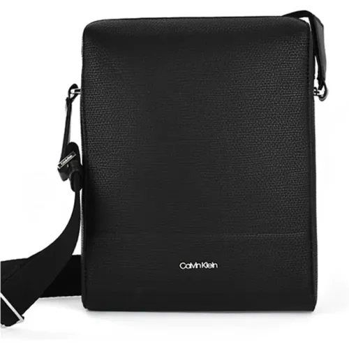 Stylish Synthetic Leather Messenger Bag , male, Sizes: ONE SIZE - Calvin Klein - Modalova