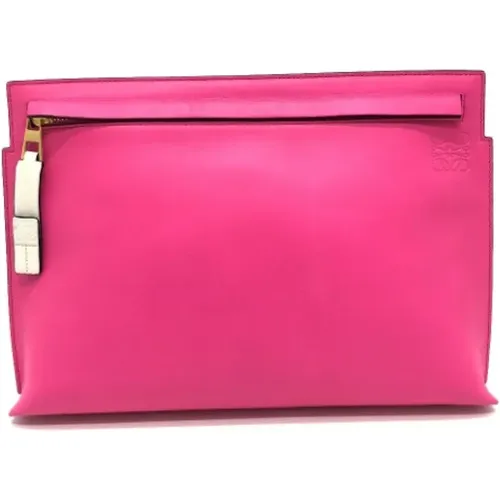 Pre-owned Leder clutches , Damen, Größe: ONE Size - Loewe Pre-owned - Modalova