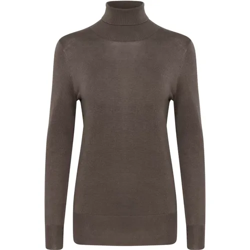 Roll Neck Knit Major , female, Sizes: L, 2XL, XL, XS, S, M - Kaffe - Modalova