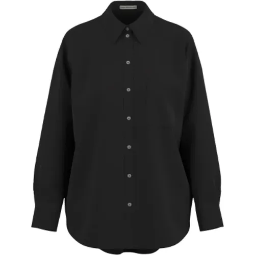Oversized Shirt Hemdblusenkragen Long Sleeve , female, Sizes: L, M, S, XS - drykorn - Modalova