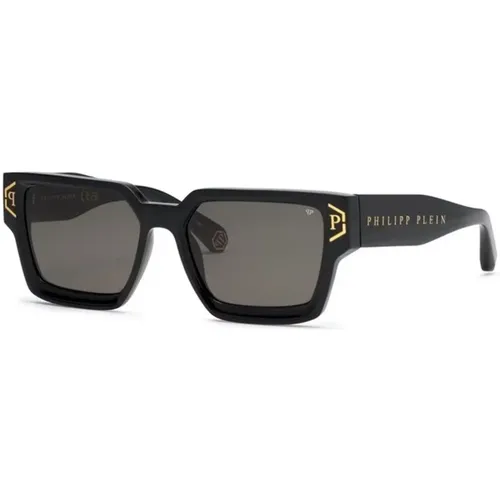 Brave Shade Sonnenbrille Schwarz/Grau-Grün - Philipp Plein - Modalova