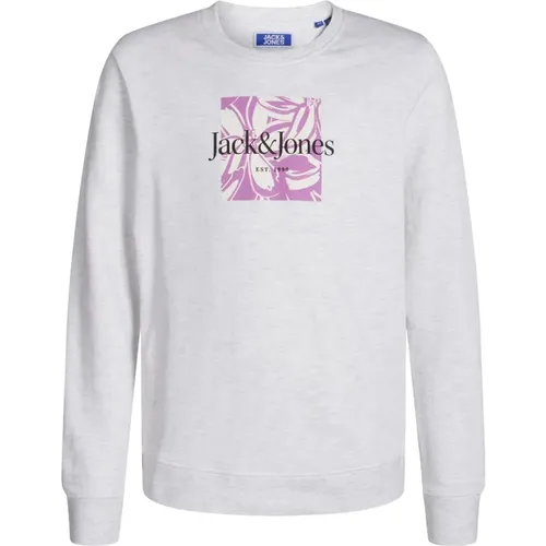Jack Jones Junior Sweatshirt Lafayette Pullover ohne Kapuze - jack & jones - Modalova