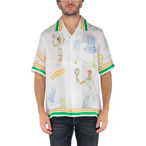 Cuban Shirt , male, Sizes: XL, L, M - Casablanca - Modalova