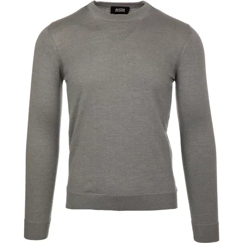 Alpha Sweaters , male, Sizes: S - Alpha Studio - Modalova