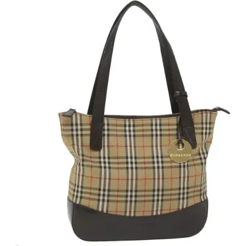 Pre-owned Canvas handbags , female, Sizes: ONE SIZE - Burberry Vintage - Modalova