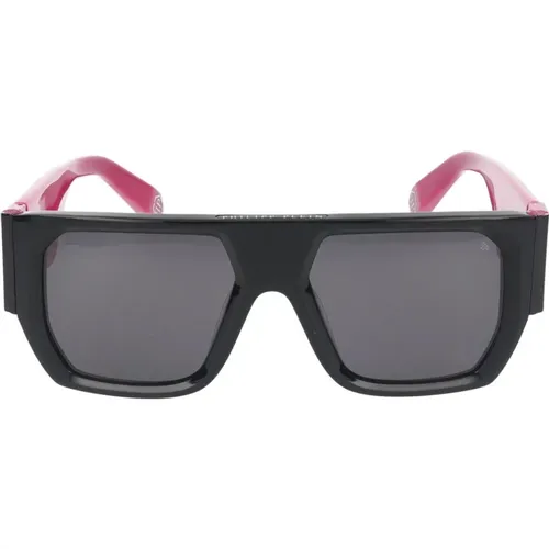 Sunglasses,Stylische Sonnenbrille SPP094M,Schwarze Sonnenbrille mit Original-Etui - Philipp Plein - Modalova