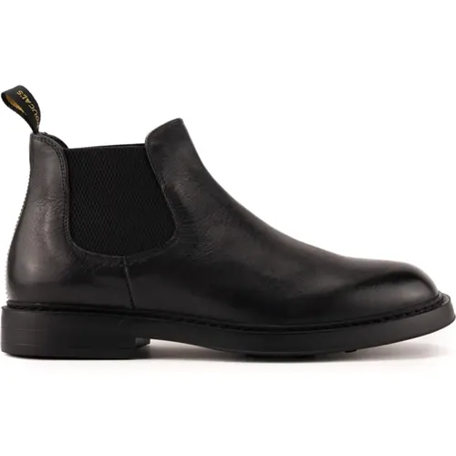 Men`s Leather Chelsea Boots , male, Sizes: 8 UK, 9 UK, 11 UK - Doucal's - Modalova