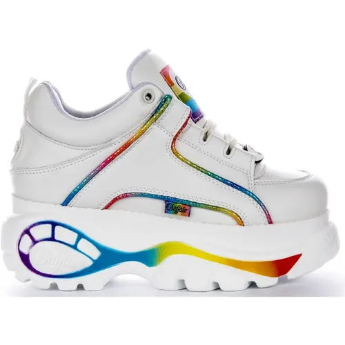 Rainbow Platform Shoes for Women , female, Sizes: 6 UK - Buffalo - Modalova