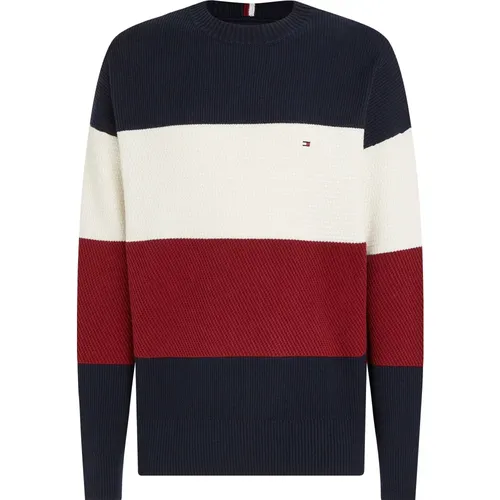 Pullover Sweater , Herren, Größe: 2XL - Tommy Hilfiger - Modalova