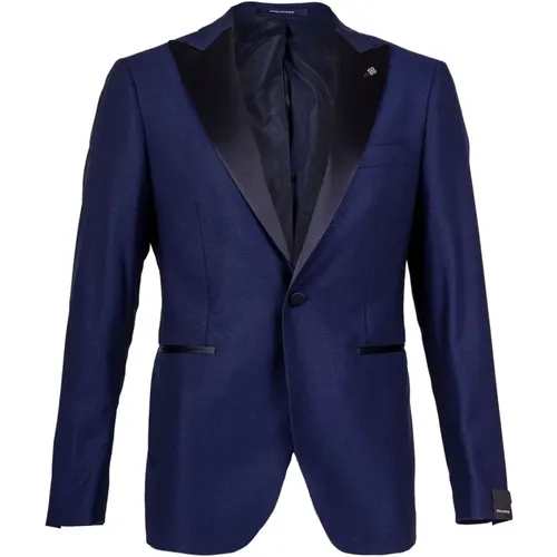 Three-piece Smoking Suit , male, Sizes: L, M - Tagliatore - Modalova