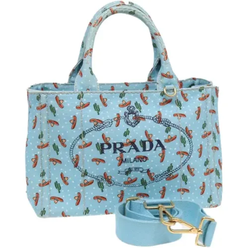 Pre-owned Canvas prada-bags , female, Sizes: ONE SIZE - Prada Vintage - Modalova