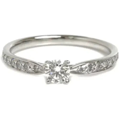 Pre-owned Platinum rings , female, Sizes: ONE SIZE - Tiffany & Co. Pre-owned - Modalova