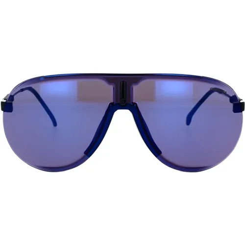 Unique Rimless Sunglasses with Mask Lens , unisex, Sizes: ONE SIZE - Carrera - Modalova