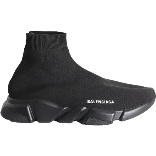 Pre-owned Polyester sneakers , male, Sizes: 9 UK - Balenciaga Vintage - Modalova