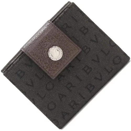 Pre-owned Cotton wallets , female, Sizes: ONE SIZE - Bvlgari Vintage - Modalova