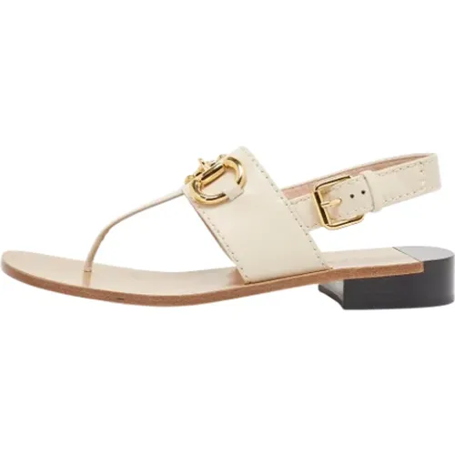 Pre-owned Leder sandals - Gucci Vintage - Modalova