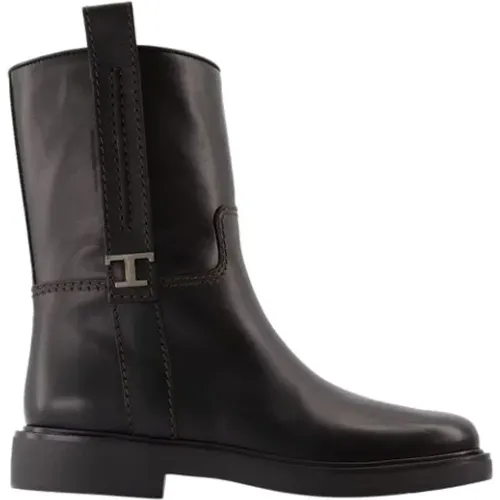 Leder boots Tod's - TOD'S - Modalova