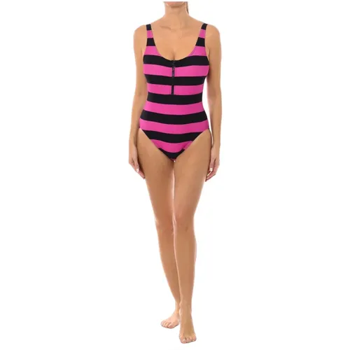 Front Zip One-Piece Swimsuit , Damen, Größe: XS - Michael Kors - Modalova