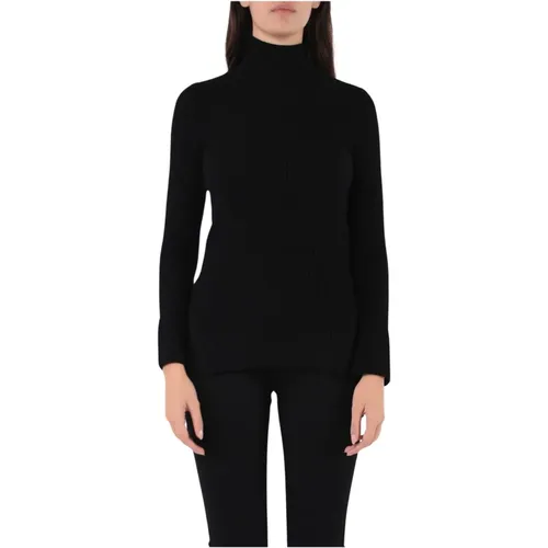 Ribbed Turtleneck , female, Sizes: L, M, XS, S, XL - Akep - Modalova