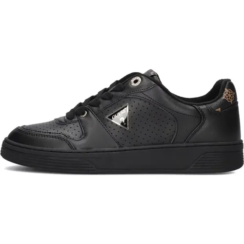 Schwarze Daiso Low Sneakers , Damen, Größe: 37 EU - Guess - Modalova