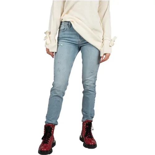 Klassische Skinny Jeans , Damen, Größe: W28 - Liu Jo - Modalova