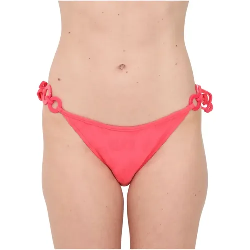 Fuchsia Statement Bikini , female, Sizes: XL - Moschino - Modalova