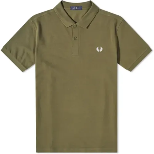 Slim Fit Grünes Polo Shirt , Herren, Größe: 2XL - Fred Perry - Modalova